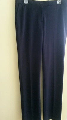 TORY BURCH WOMAN ILIANA NAVY PANTS SIZE M NWT - Image 1 of 4