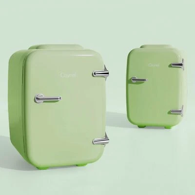 Mini refrigerador CAYNEL 4 litros/6 latas enfriador calentador maquillaje cuidado de la piel refrigerador Foto 1 de 4