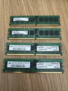 4GB 4x 1GB DDR1 400MHz DIMM Server Memory RAM for Desktop PC-3200 ECC 240Pin - Picture 1 of 4