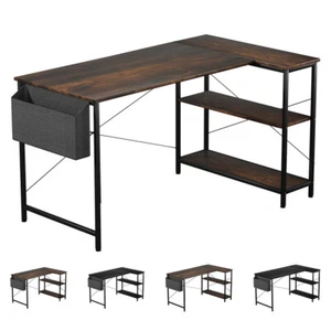 Levede L Shaped Gaming Computer Desk Workstation Study Corner Table Home Office - Picture 1 of 45