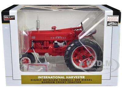 IH FARMALL 400 DIESEL NF TRACTOR RED 1/16 DIECAST MODEL BY SPECCAST ZJD1924 - Image 1 of 2