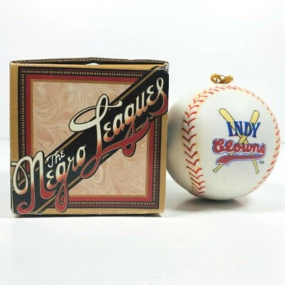 Adorno Coleccionable Porcelana Béisbol Profesional Payasos Indy Ligas Negras Foto 1 de 4