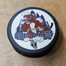 Vintage Asheville Smoke Hockey Puck 1990s