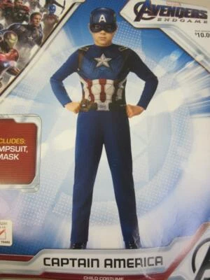 Disfraz de Halloween Capitán América Avengers Endgame niño talla mediana 8-10 Foto 1 de 4