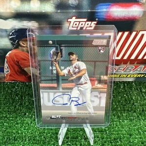 2023 Topps Stadium Club #SCBA-AB Alec Burleson (AU, RC) - Picture 1 of 4