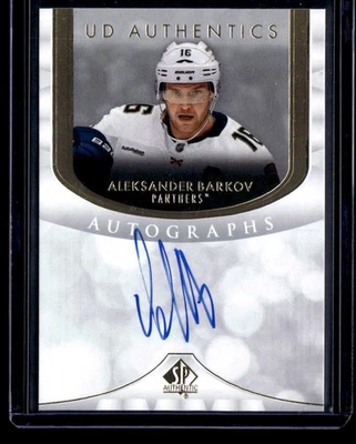 2023-24 SP Authentic Hockey - UD AUTHENTICS AUTO - Aleksander Barkov, NM SSP - Image 1 of 2