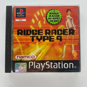 Ridge Racer Type 4 - Sony PlayStation 1 - Usato - Gioco in Italiano - PAL - Foto 1 di 5