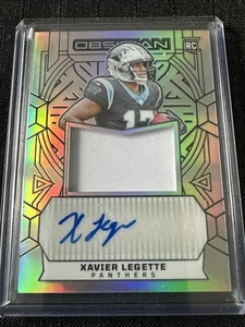 2024 Panini Obsidian Silver Xavier Legette Rookie Patch Auto /99 - Picture 1 of 4