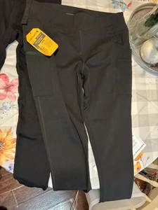 Carhartt Legging Women's Size Large 12/14 Black Fitted Force Midweight Pants - Picture 1 of 2