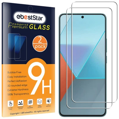 EBESTSTAR Packx2 Verre trempé Xiaomi Redmi Note 13 Pro 5G Film Protection Ecran anti casse