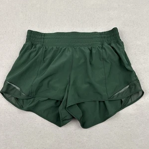 Lululemon Shorts Damen 10 Dark Forest Hotty heißes Lauffutter hoher Bund Tasche - Bild 1 von 10