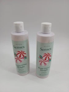 (Lot Of 2) Avon Senses Peppermint Delight Shower Gel Discontinued NOS Sealed  - Picture 1 of 9