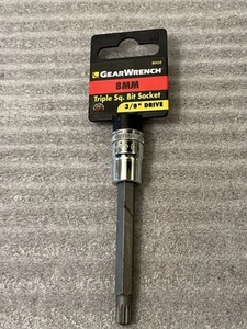Gearwrench 8mm Triple Square Bit Socket #80450 3/8" Drive Made in USA - Picture 1 of 8