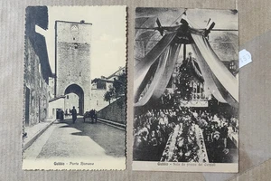 PERUGIA PROVINCIA-GUBBIO-LOTTO 2 CARTOLINE-D4-153 - Picture 1 of 1