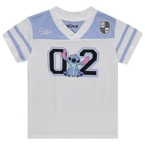 Disney Girls Lilo & Stitch Soccer Jersey T-Shirt - Girls Sizes 4-16 - Picture 1 of 25