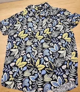 Rare The Rolling Stones LOUD Shirt Mens XL Button Up Short Sleeve All Over  - Foto 1 di 5