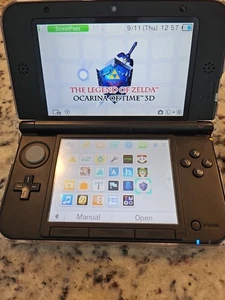 Nintendo 3DS XL With Games With Power And Protection Shield Fast Shipping  - Picture 1 of 13