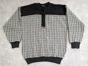 Vintage Devold Pullover Herren XL Wolle Strick Ski Fair Isle Pulli Fischer Nordic Crew - Bild 1 von 7