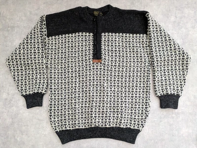 Vintage Devold Pullover Herren XL Wolle Strick Ski Fair Isle Pulli Fischer Nordic Crew - Bild 1 von 4