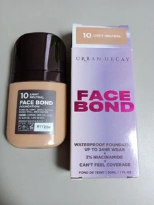 🔥Urban Decay🔥 Face Bond Waterproof Foundation (1fl.oz ) - 10 Light Neutral - Picture 1 of 9