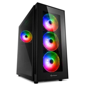 Sharkoon TG5 Pro RGB Midi Tower Black - Picture 1 of 5