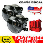 For 2014-2019 Ford Fiesta Clear Fog Driving Light Pair Lh Rh Replacement Upgrade