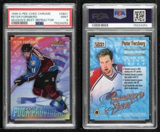 1998-99 O-Pee-Chee Chrome Season's Best Refractor Peter Forsberg PSA 9 MINT HOF