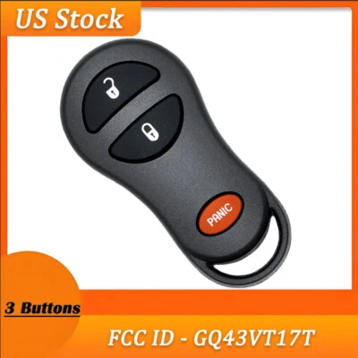 Replacement For 2001-2004 Dodge Dakota /Chrysler Voyager Key Fob Remote 3 Button — 第 1/4 张图片