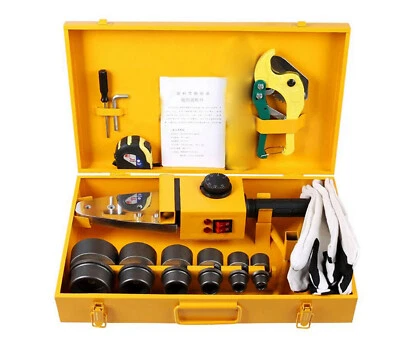 BES Polifusore Saldatura Tubi Plastica PVC Stazione Saldante 1500W 6 Matrici