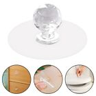 Sturdy Self adhesive Crystal Cabinet Handles with Built in Hook Set of 10