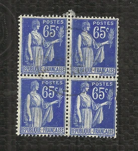 FRANCE - 1937 PEACE STAMP - BRIGHT VIOLET - 65 CENTIMES - CTO - NH - NG  - Picture 1 of 1