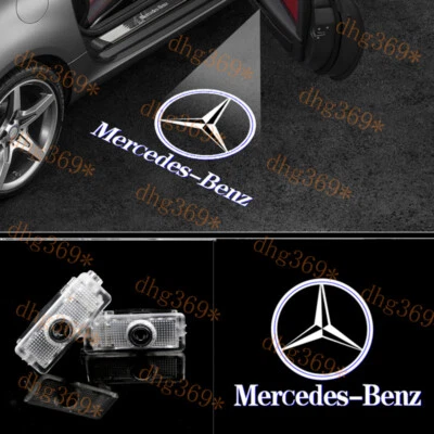 2pcs No Fading LED Door Projector Light For MB E-Class Coupe A207 C207 2010-2016 - Image 1 of 4