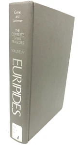 The Complete Greek Tragedies of Euripides HC 1959 Vol 4 University Chicago Press - Imagen 1 de 8