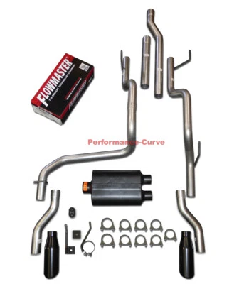 Kit de escape doble Flowmaster Super 40 - agresivo para Dodge Ram 2500 3500 03-12 Foto 1 de 2