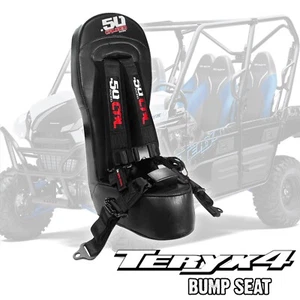 Teryx4 Rear Bump Seat Combo, BLACK 4pt Harness Push Button Teryx 4 Seater UTV - Bild 1 von 9
