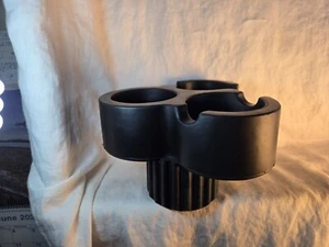 Pre-Owned Car / Truck / Vehicle Console 3-Drink Black Foam Insert / Adapter - Picture 1 of 6