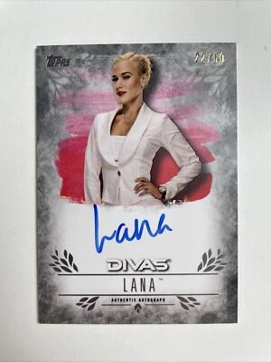 2016 Topps WWE Undisputed Silver Auto Lana SN# 43/50 - Image 1 of 2
