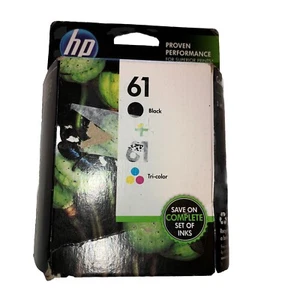 HP Tinte 61 schwarz und dreifarbig Original Garantie Ende März 2015 - Bild 1 von 8
