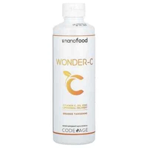 2 X  Codeage, Nanofood, Wonder-C, Orange Tangerine, 15.22 fl oz (450 ml) - Picture 1 of 2