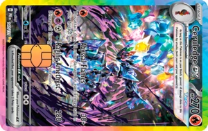 Ceruledge EX Prismatic Evolution  Credit Debit card sticker holographic - Picture 1 of 2