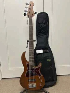 Aria Pro II 313-MK2/5 5 String Detroit Bass - Open Pore Natural - Picture 1 of 5