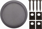 8" INCH CAR Speaker WOOFER Steel MESH Grill with Speed Clips and Screws