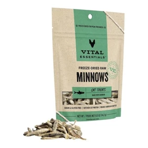 Vital Essentials Freeze-Dried Minnows Cat Treats, 0.5 oz - Picture 1 of 1
