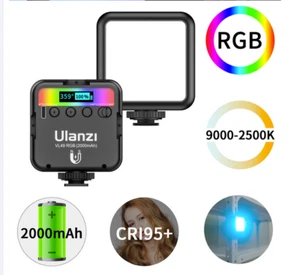 Ulanzi VL49 RGB 2500-9000K Pocket LED Video Light Photography -VLog videography - Picture 1 of 15
