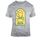 Laverne And Shirley Shotz Beer Retro 70's Sitcom Fan Distressed T Shirt