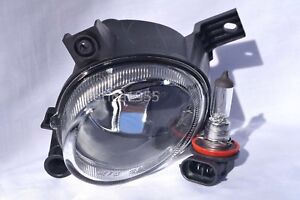Glass Fog Driving Light Lamp w/Light Bulb Driver Side for 2005-2008 A4