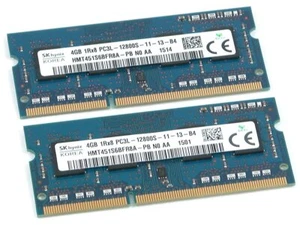 SK HMT451S6BFR8A 8GB 2x4GB 1Rx8 DDR3 SO-DIMM PC3-12800 1600MHz 204-Pin Non-EC... - Picture 1 of 2