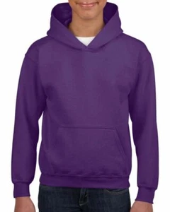 Gildan GD57 New Heavy Blend Plain Cotton Hoodie Pullover Sweatshirt Hoody Large - Picture 1 of 3