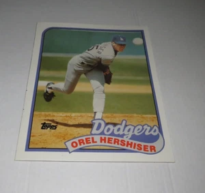 Vintage 1989 Topps Orel Hershiser Los Angeles Dodgers Paper Class Folder MLB - Picture 1 of 3