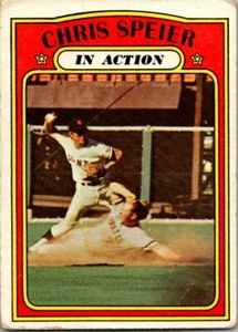 Chris Speier 1972 Topps #166 muy bueno - Imagen 1 de 2